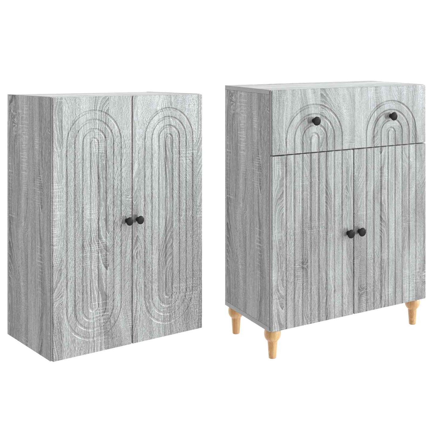 Schrankset 2 stk. Holzwerkstoff