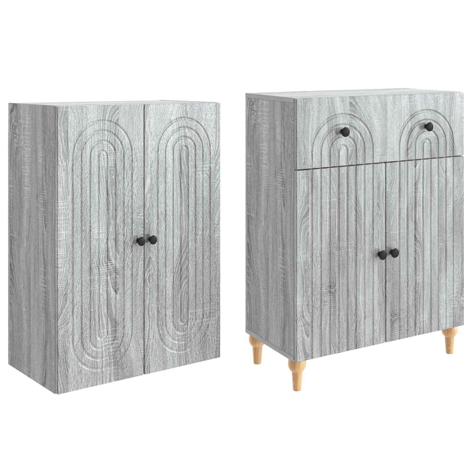 Schrankset 2 stk. Holzwerkstoff