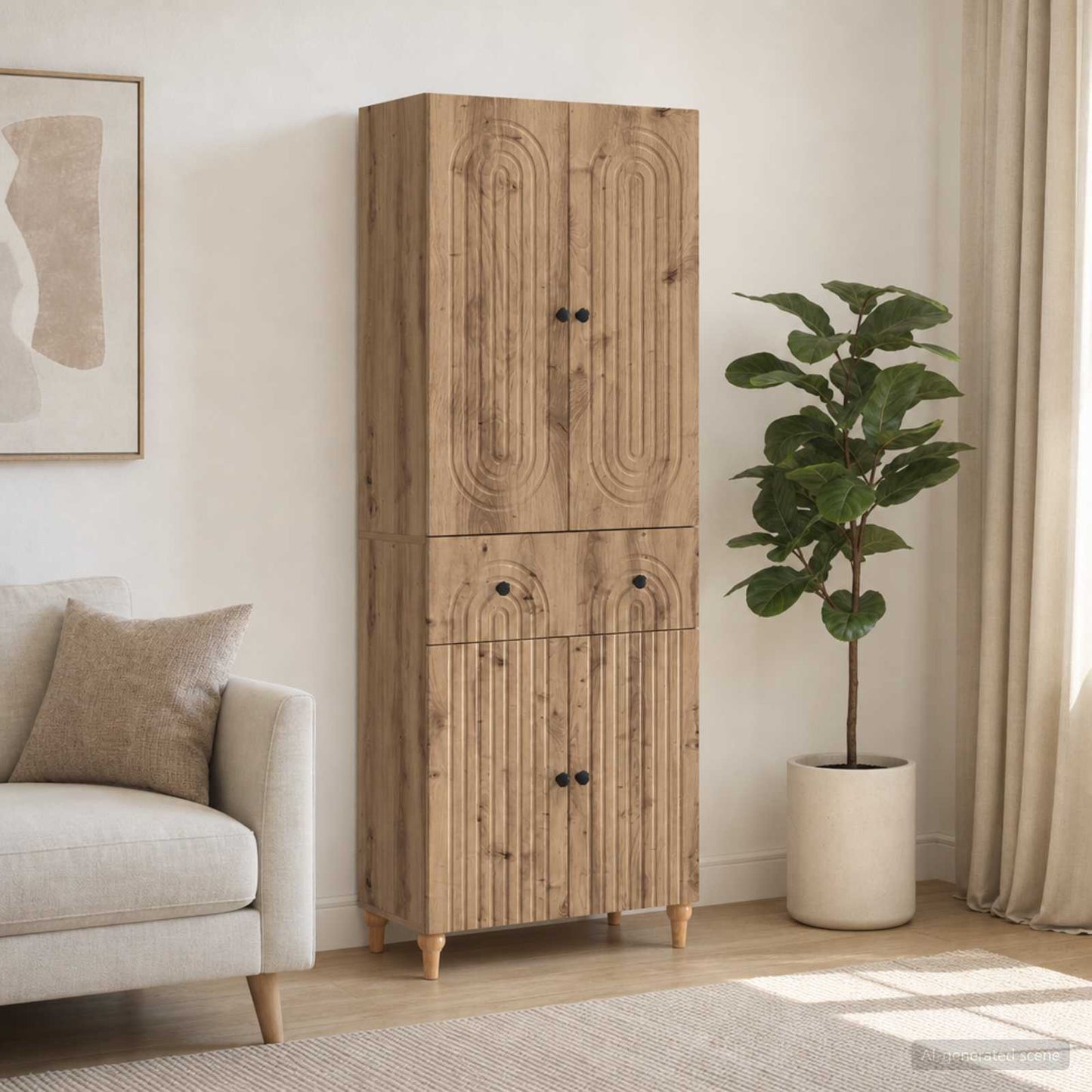 Schrankset 2 stk. Holzwerkstoff