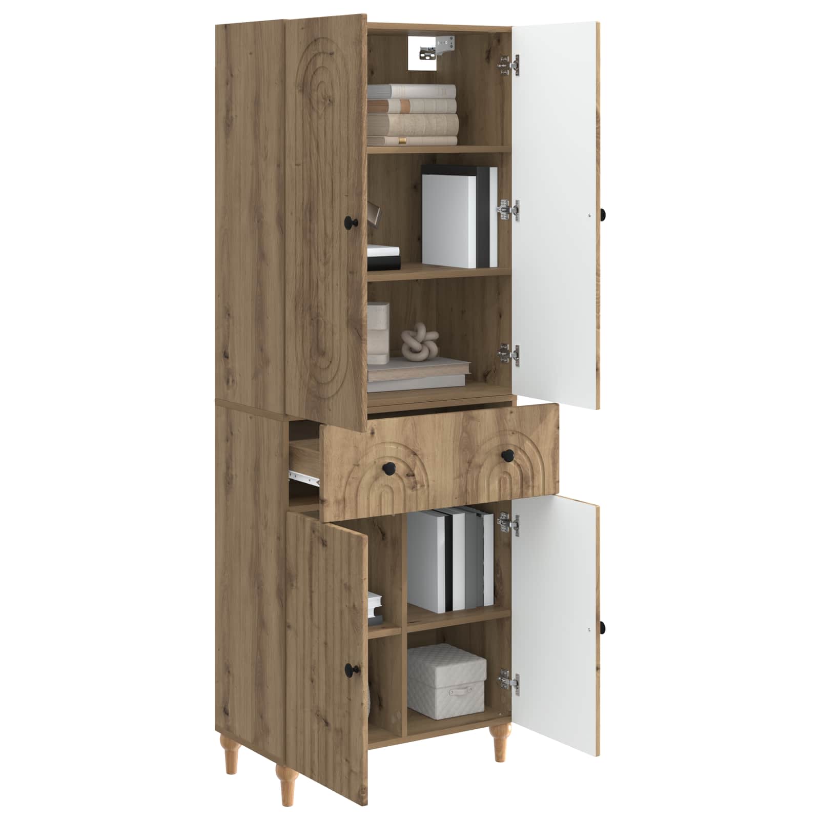 Schrankset 2 stk. Holzwerkstoff