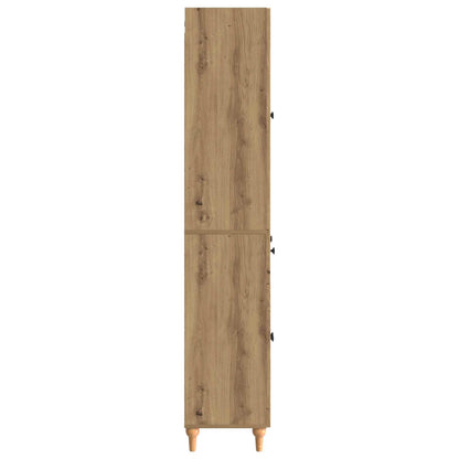 Schrankset 2 stk. Artisan-Eiche Holzwerkstoff