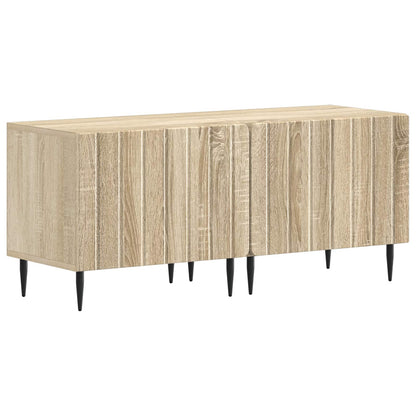 3-teiliges LED TV Regal ZWOLLE Sonoma-Eiche Holzwerkstoff