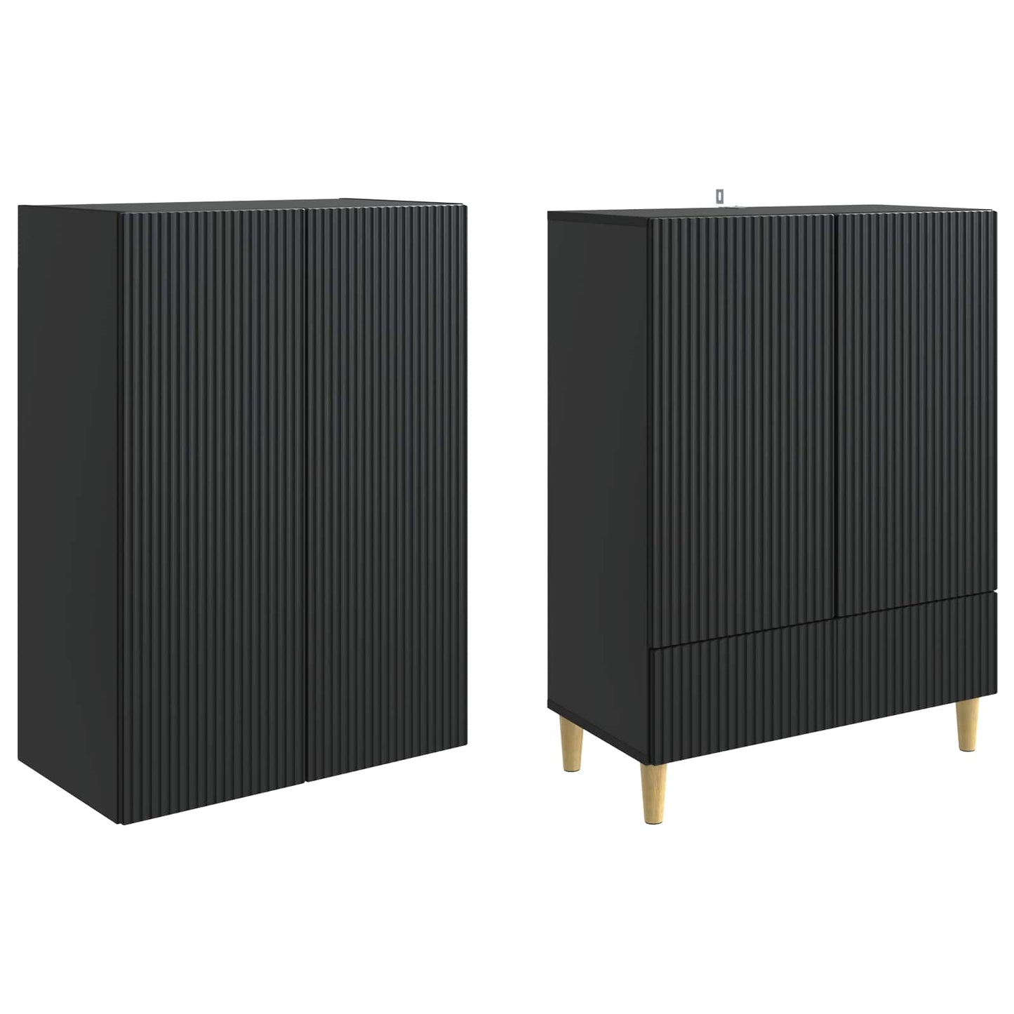 Schrankset 2 pcs 66 x 34,5 x 95 cm Holzwerkstoff