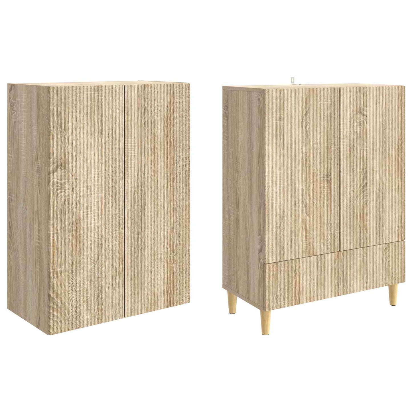 Schrankset 2 pcs 66 x 34,5 x 95 cm Holzwerkstoff