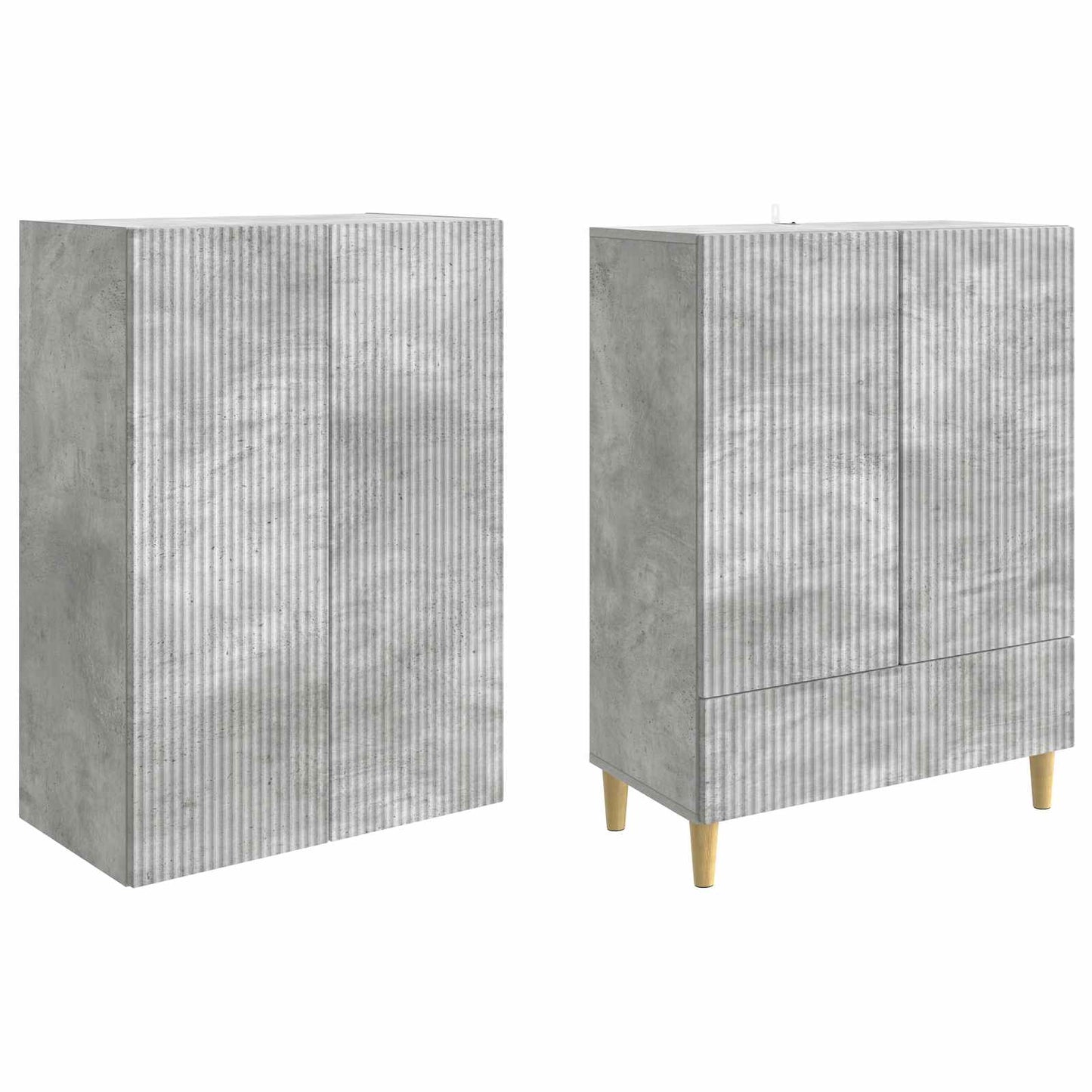 Schrankset 2 pcs 66 x 34,5 x 95 cm Holzwerkstoff