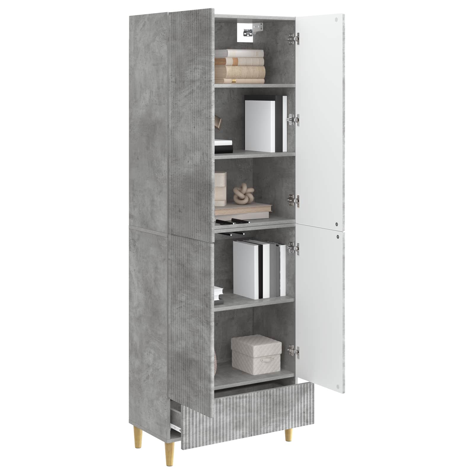 Schrankset 2 pcs 66 x 34,5 x 95 cm Holzwerkstoff