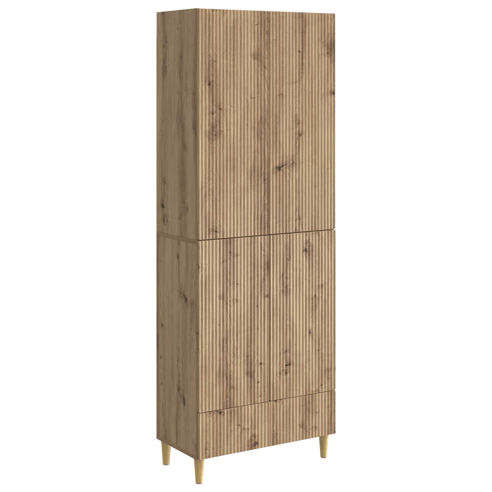 Schrankset 2 Stk. Artisan-Eiche Holzwerkstoff