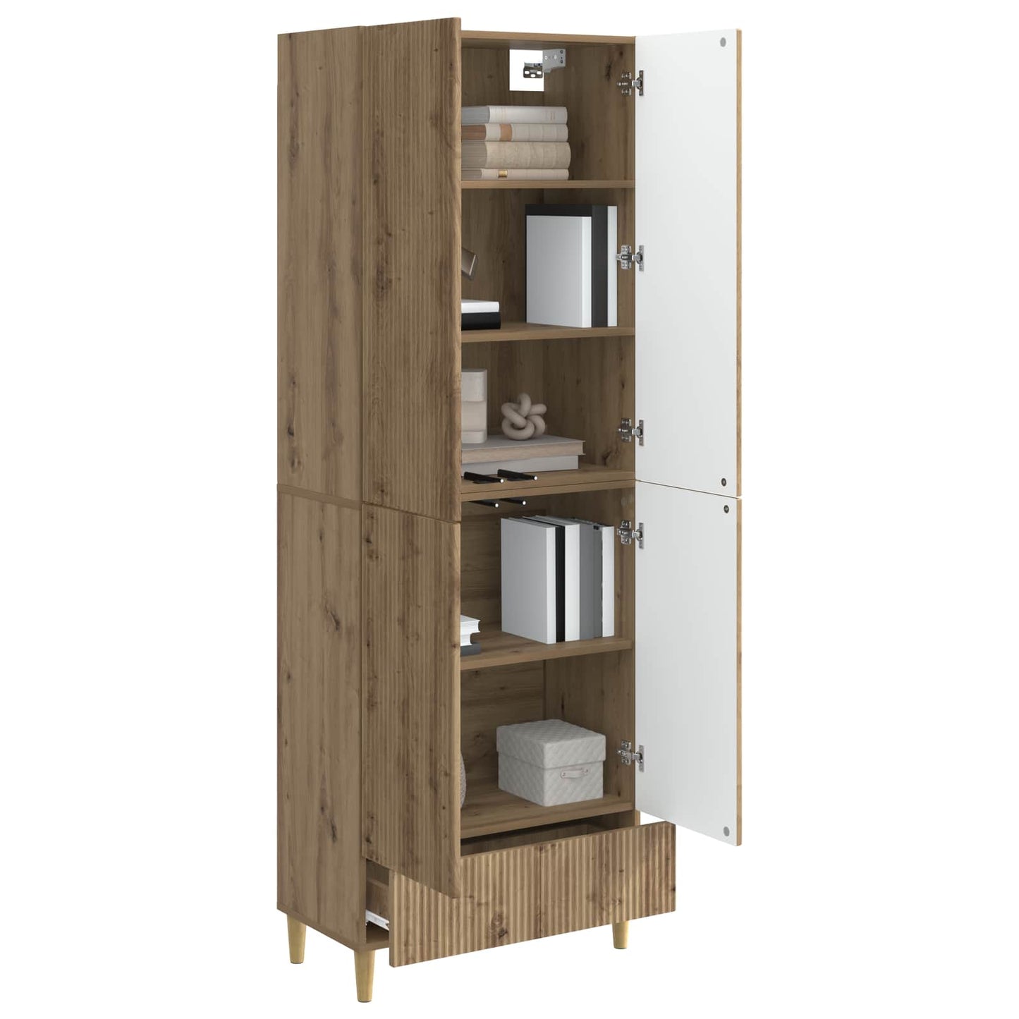 Schrankset 2 Stk. Artisan-Eiche Holzwerkstoff