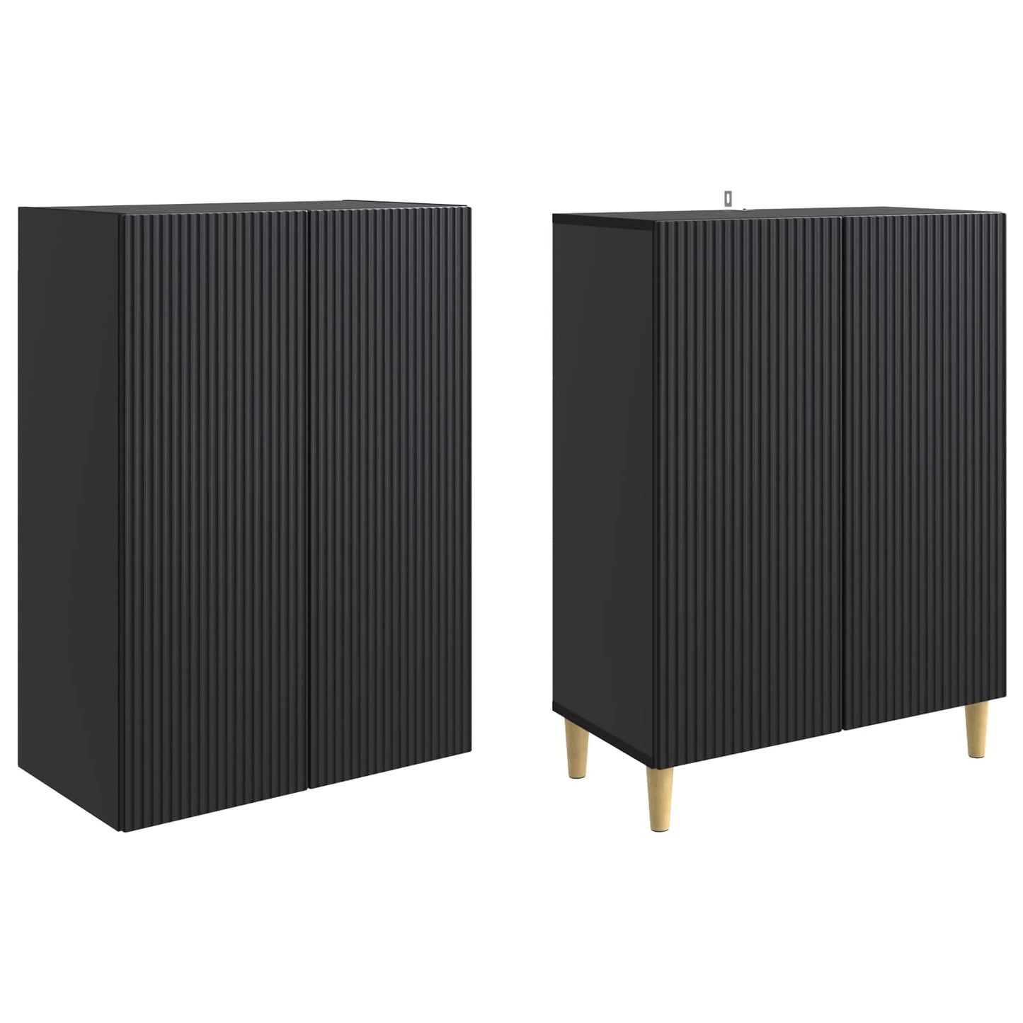 Schrankset 2 pcs 66 x 34,5 x 90 cm Holzwerkstoff