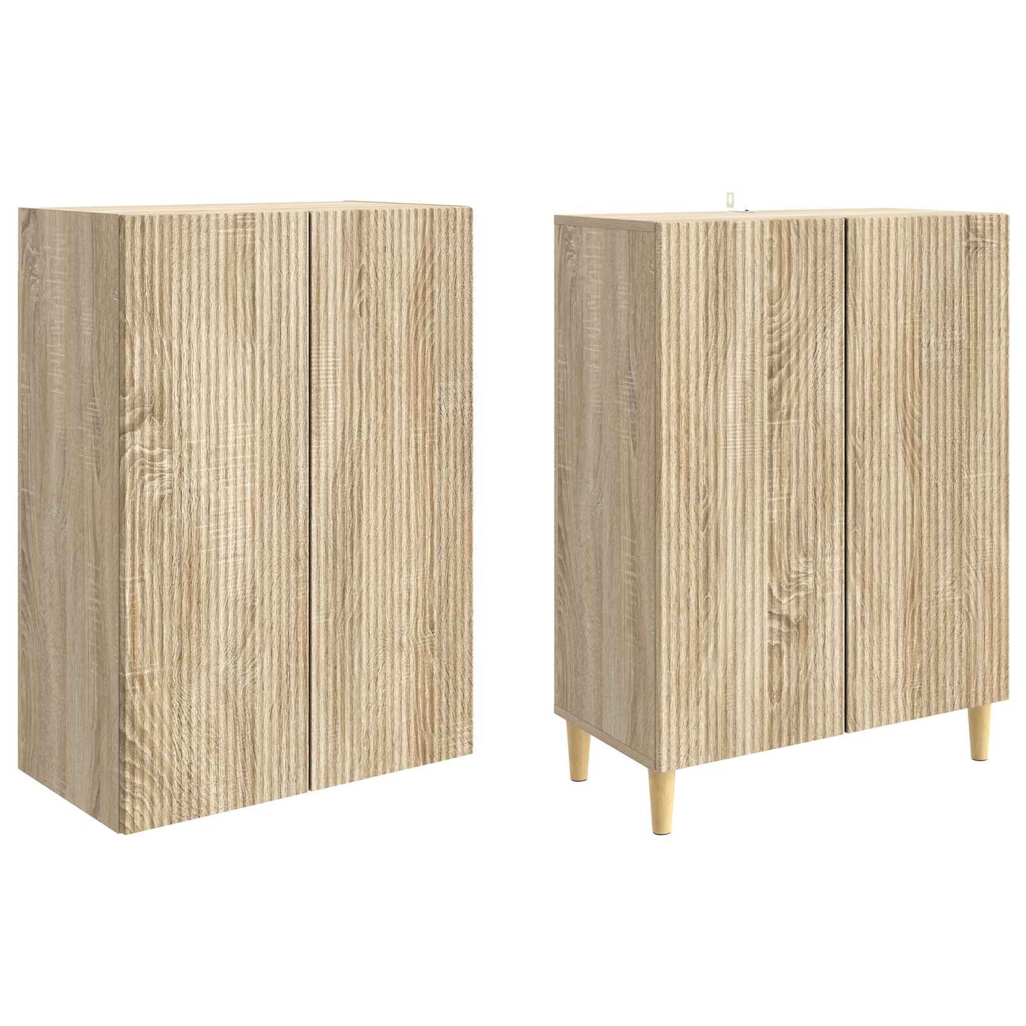 Schrankset 2 pcs 66 x 34,5 x 90 cm Holzwerkstoff