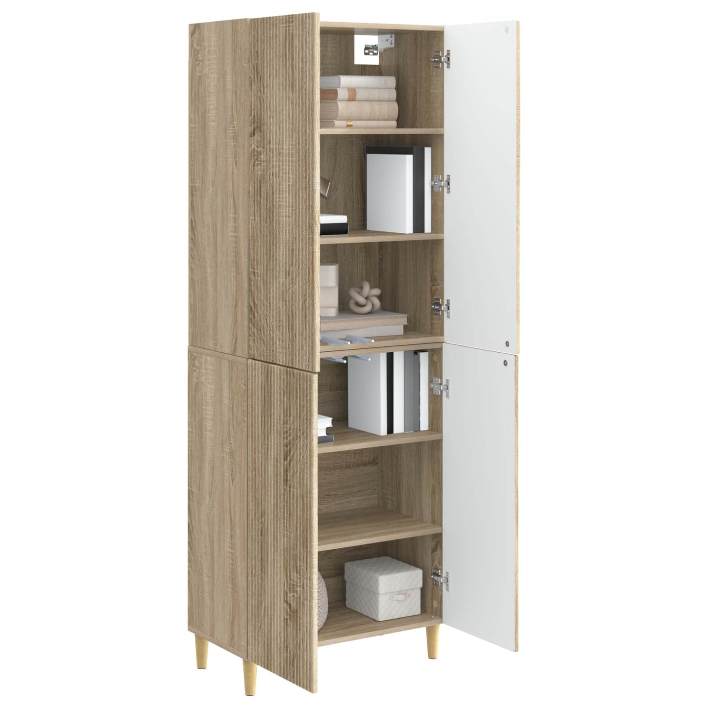 Schrankset 2 pcs 66 x 34,5 x 90 cm Holzwerkstoff
