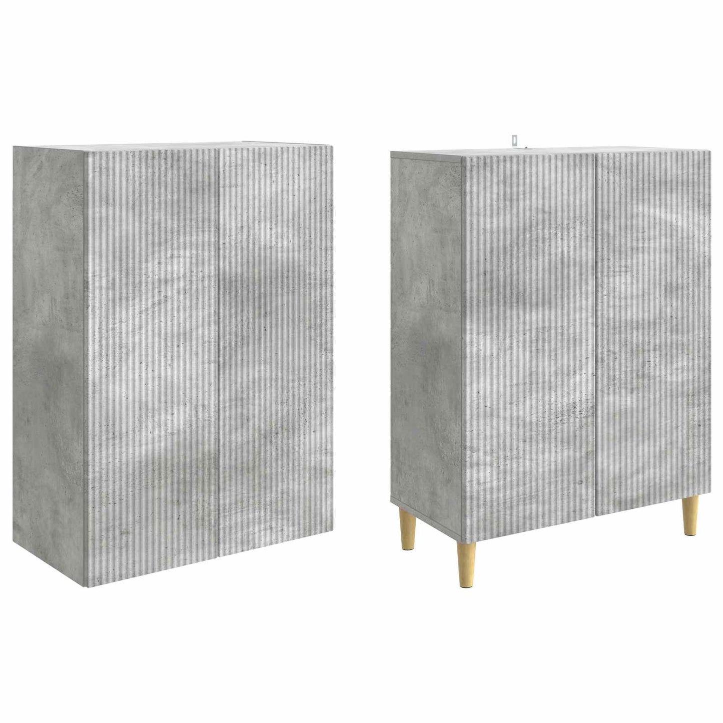 Schrankset 2 pcs 66 x 34,5 x 90 cm Holzwerkstoff