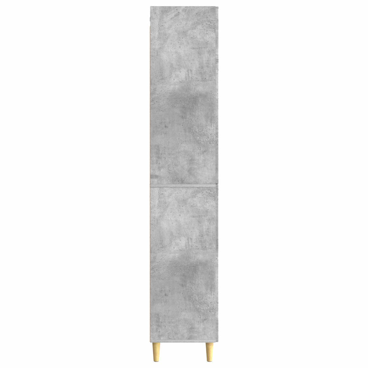 Schrankset 2 stk. Betongrau Holzwerkstoff
