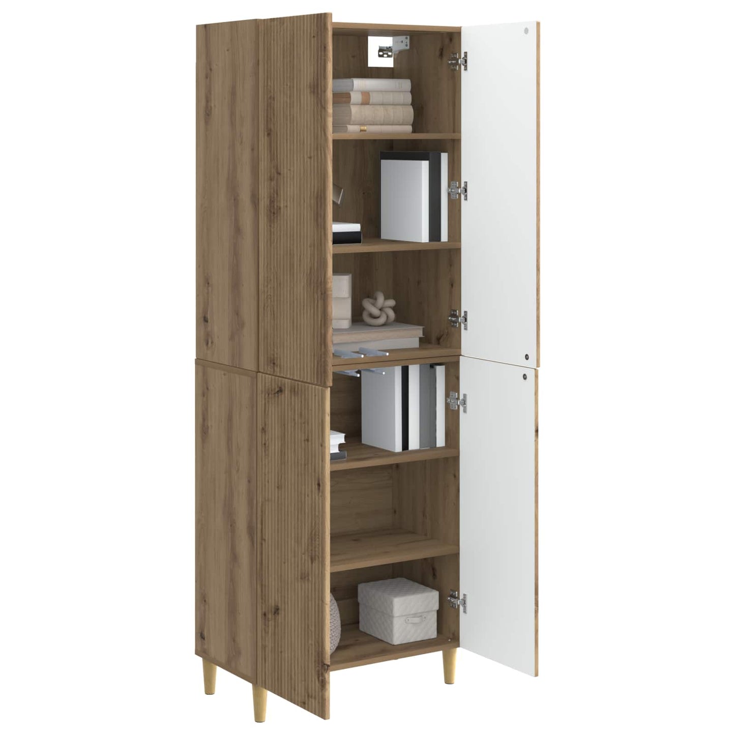 Schrankset 2 Stk. Artisan-Eiche Holzwerkstoff