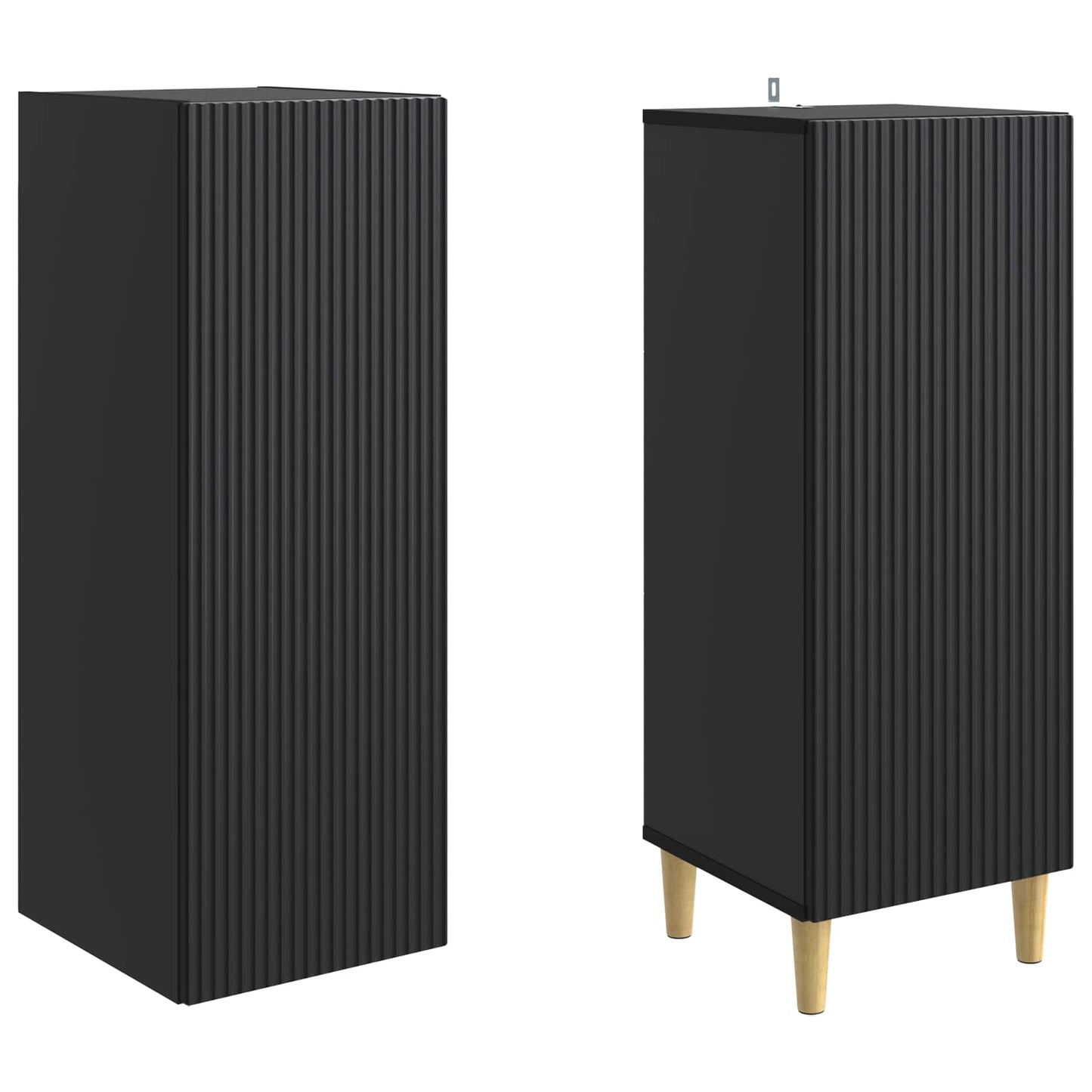 Schrankset 2 pcs 33 x 34,5 x 90 cm Holzwerkstoff