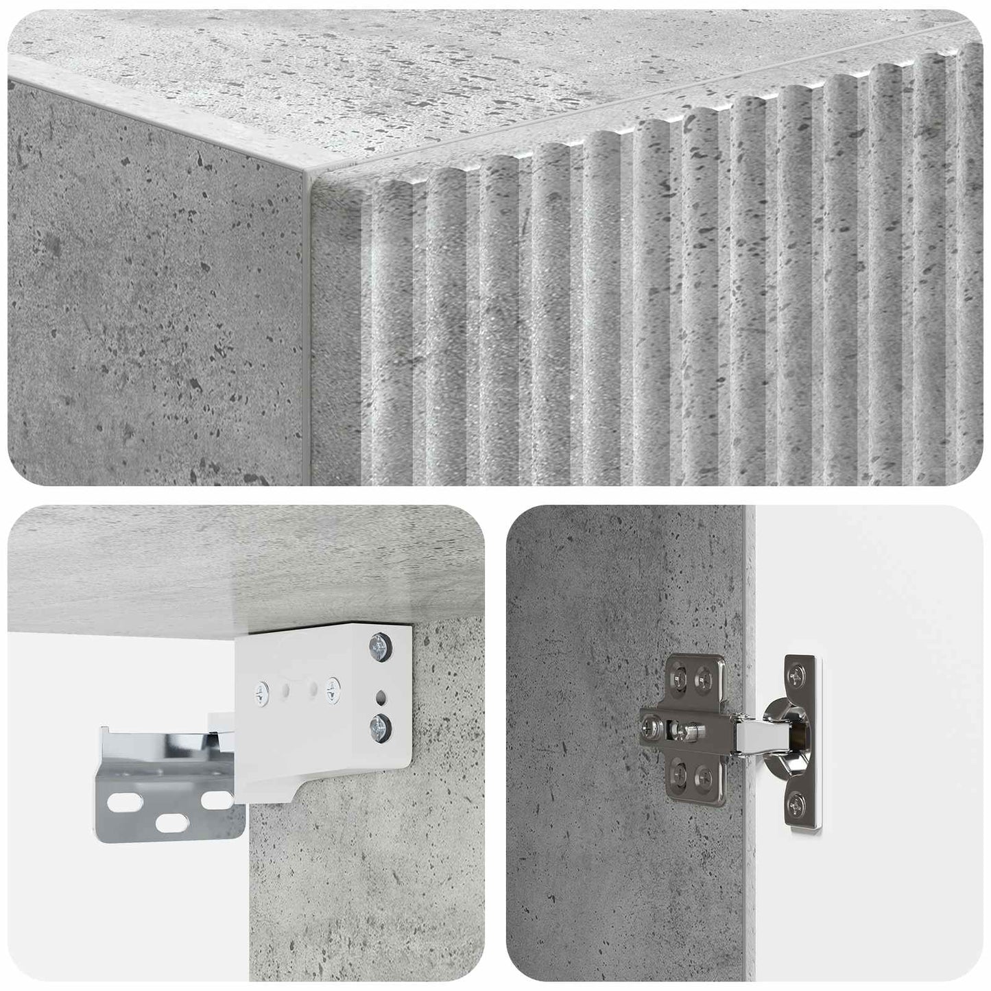 Schrankset 2 stk. Holzwerkstoff