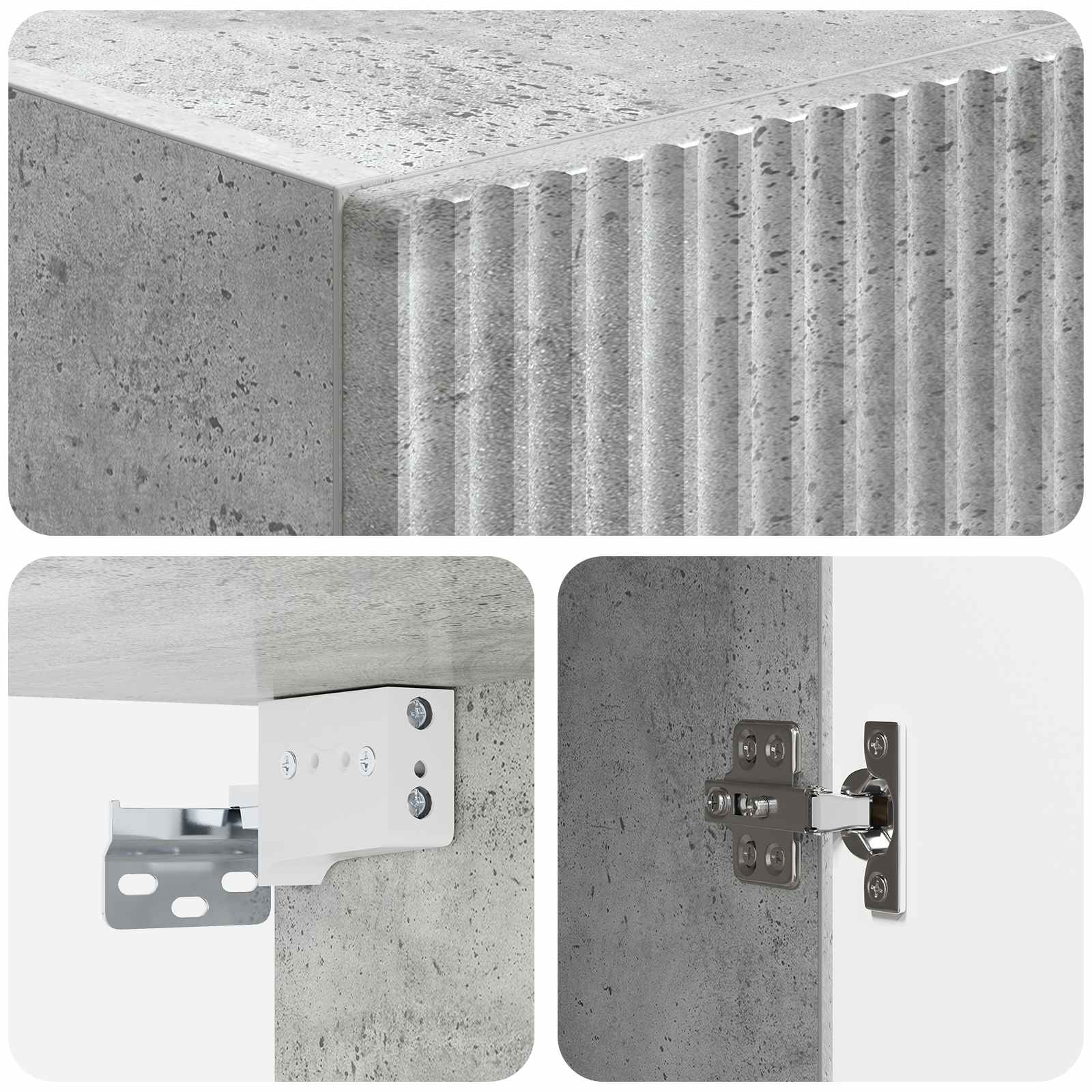 Schrankset 2 stk. Holzwerkstoff