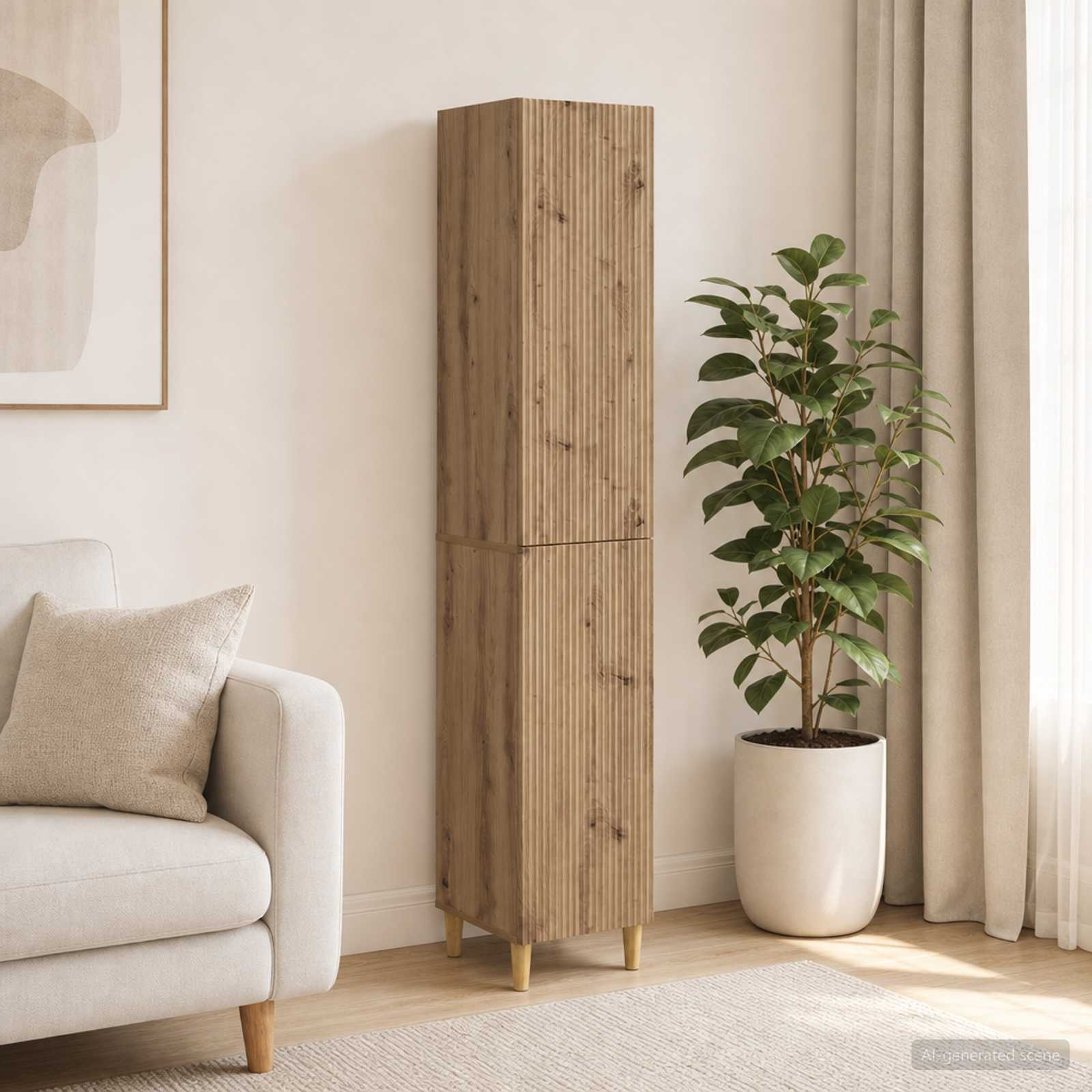 Schrankset 2 stk. Holzwerkstoff