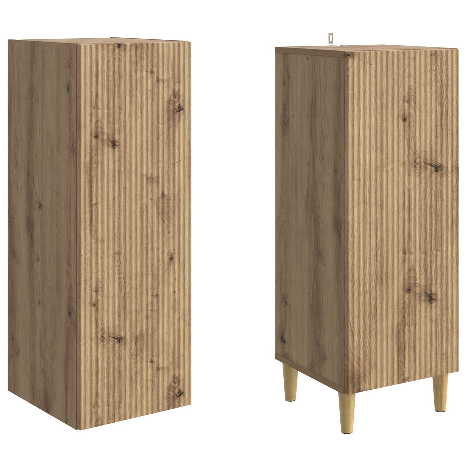 Schrankset 2 stk. Holzwerkstoff