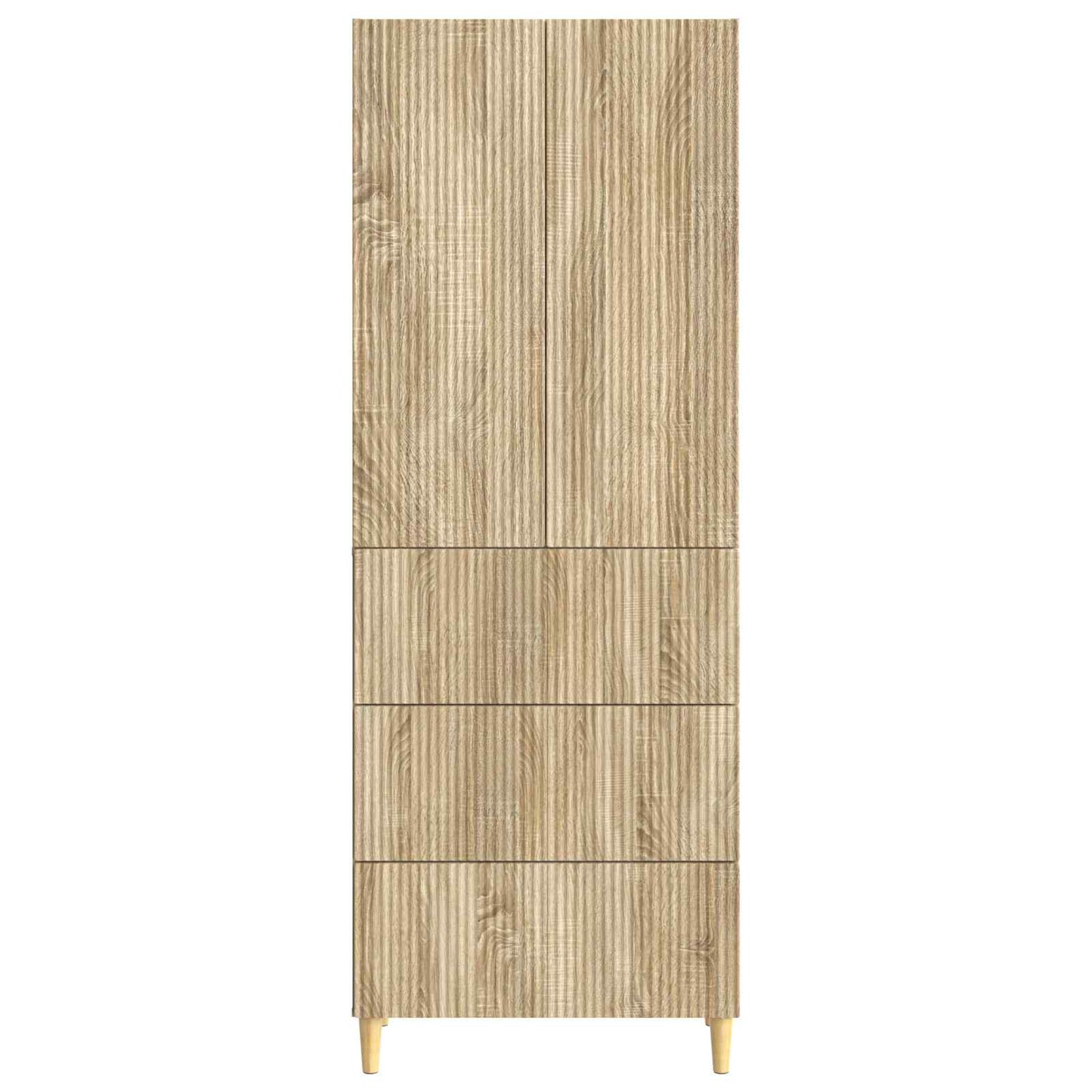 Schrankset 2 pcs Sonoma-Eiche 66 x 34,5 x 90 cm Holzwerkstoff