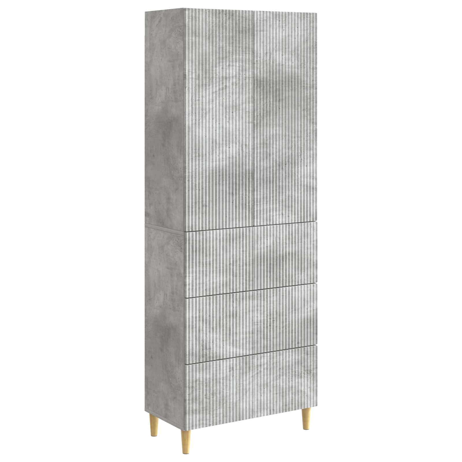 Schrankset 2 pcs 66 x 34,5 x 90 cm Holzwerkstoff
