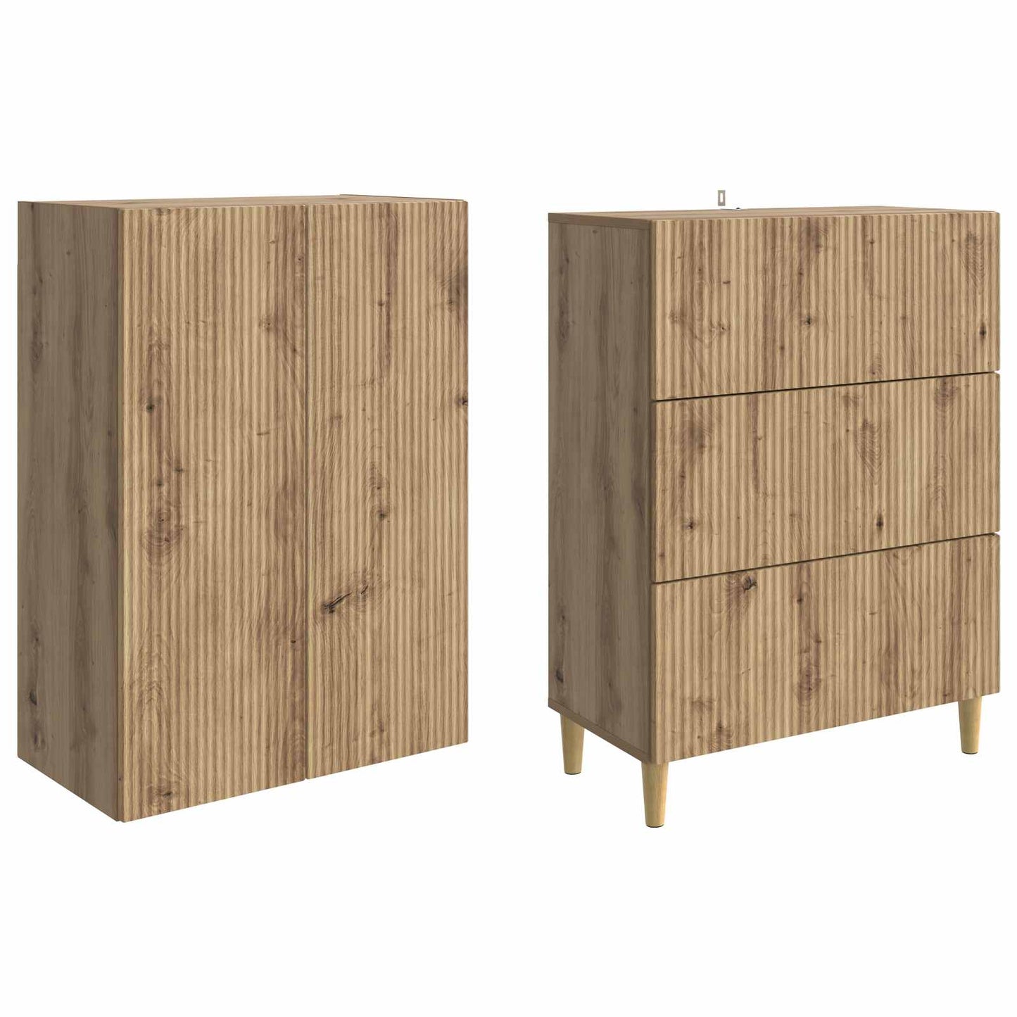 Schrankset 2 Stk. Holzwerkstoff