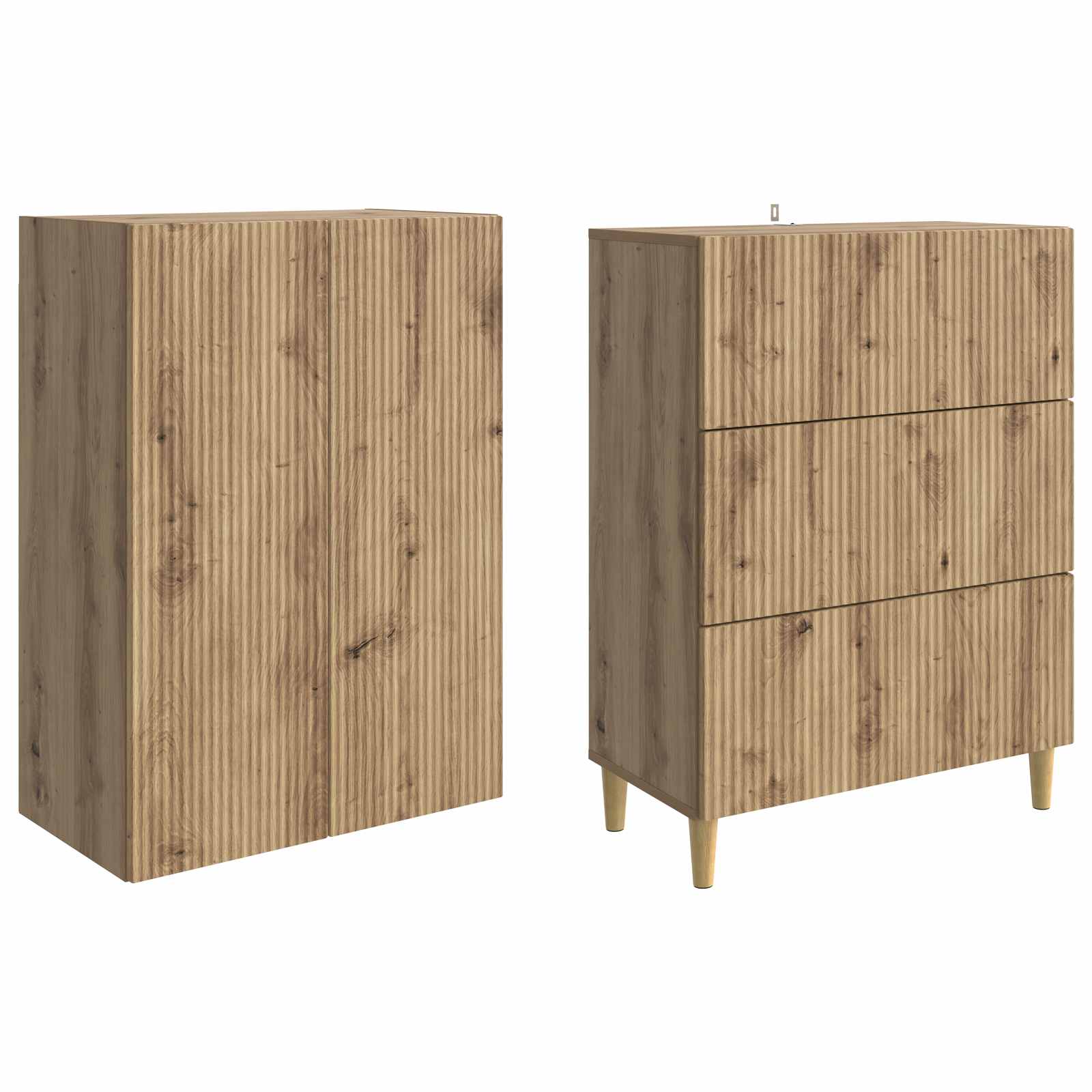 Schrankset 2 Stk. Holzwerkstoff