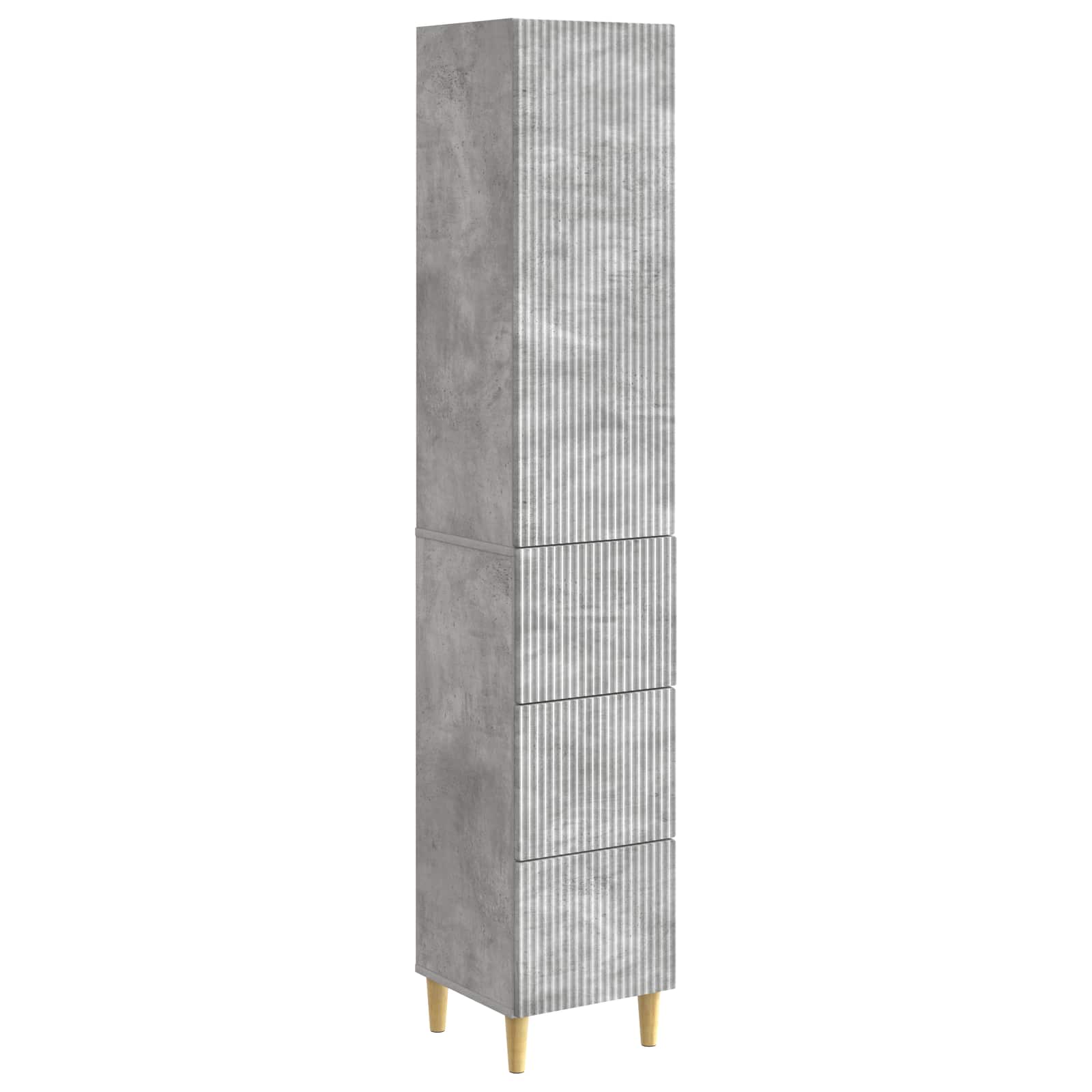 Schrankset 2 pcs 33 x 34,5 x 90 cm Holzwerkstoff