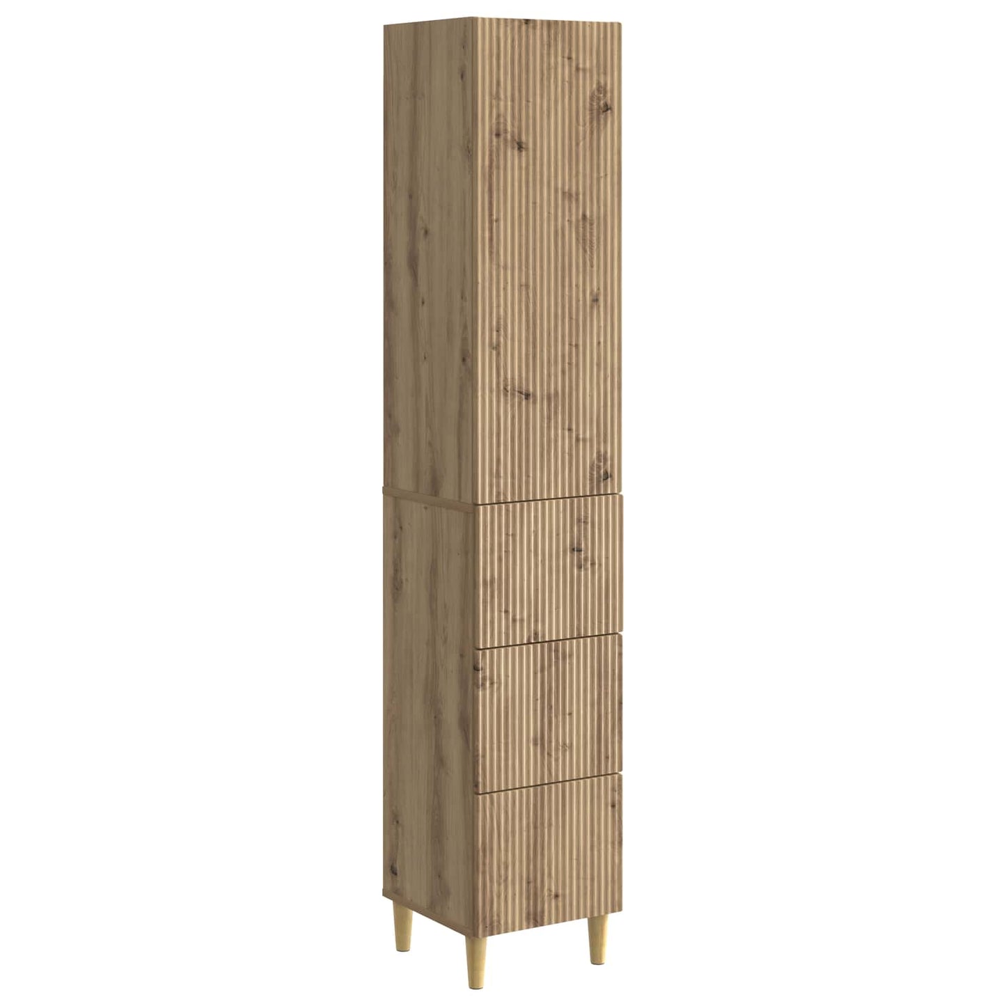 Schrankset 2 stk. Artisan-Eiche Holzwerkstoff