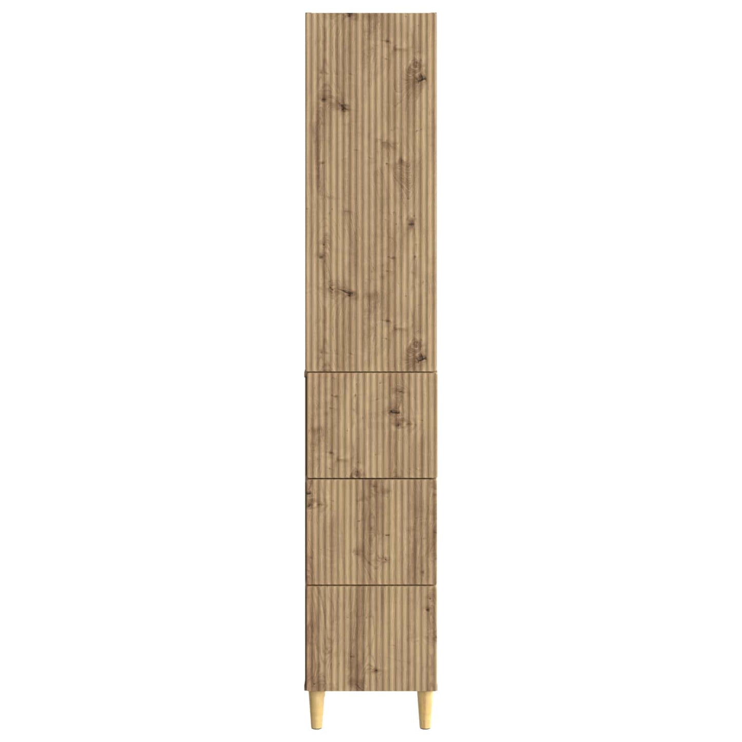 Schrankset 2 stk. Artisan-Eiche Holzwerkstoff