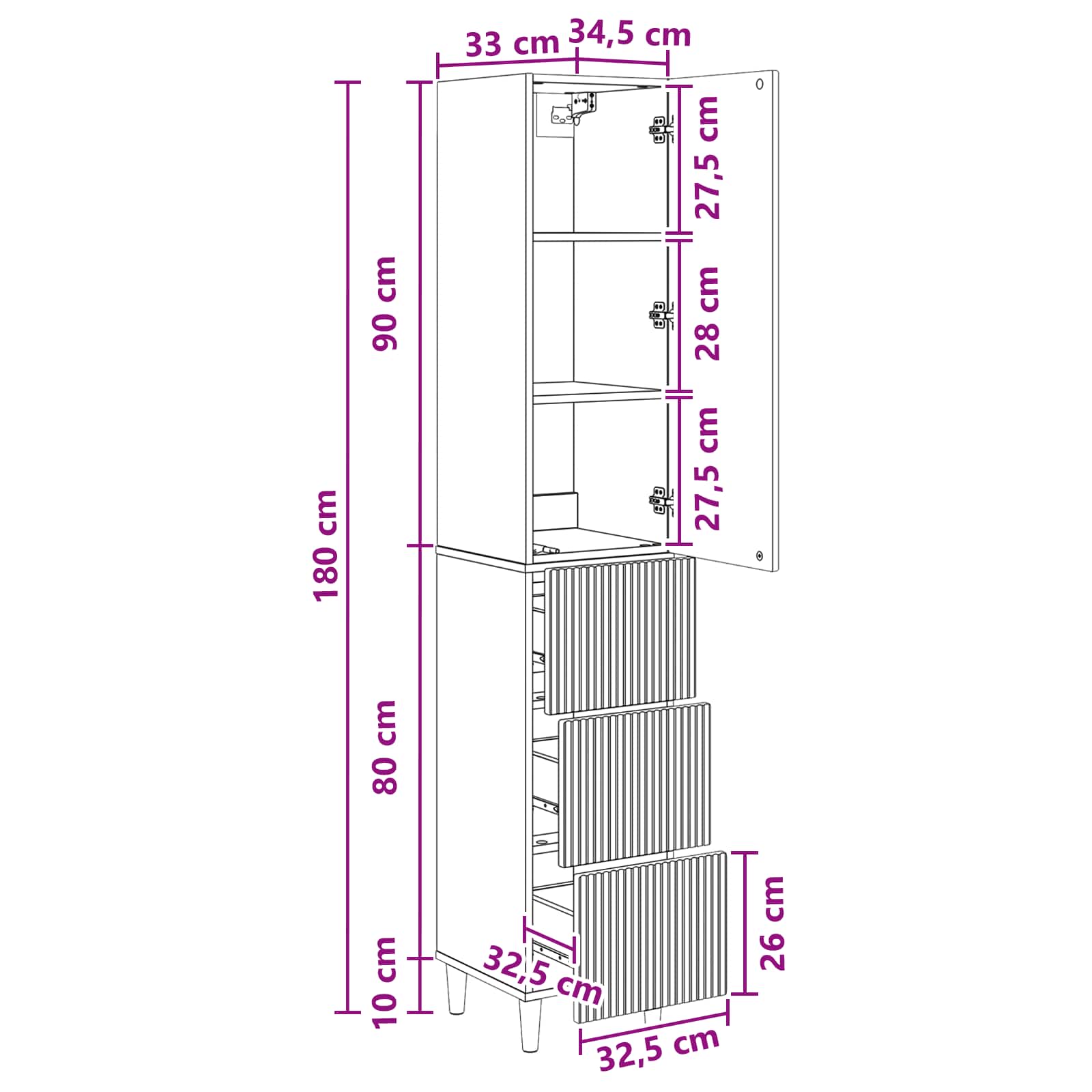 Schrankset 2 stk. Artisan-Eiche Holzwerkstoff
