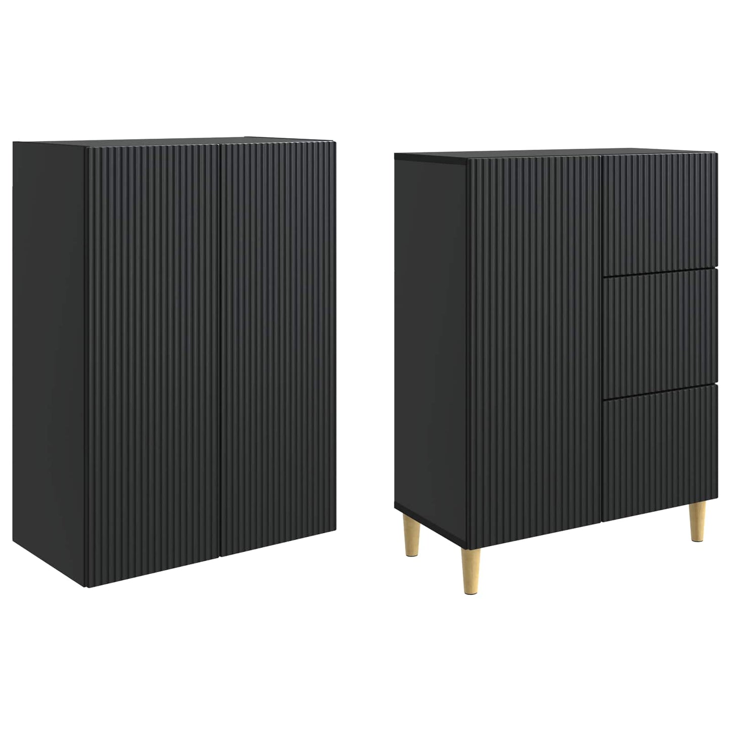 Schrankset 2 pcs 66 x 34,5 x 90 cm Holzwerkstoff