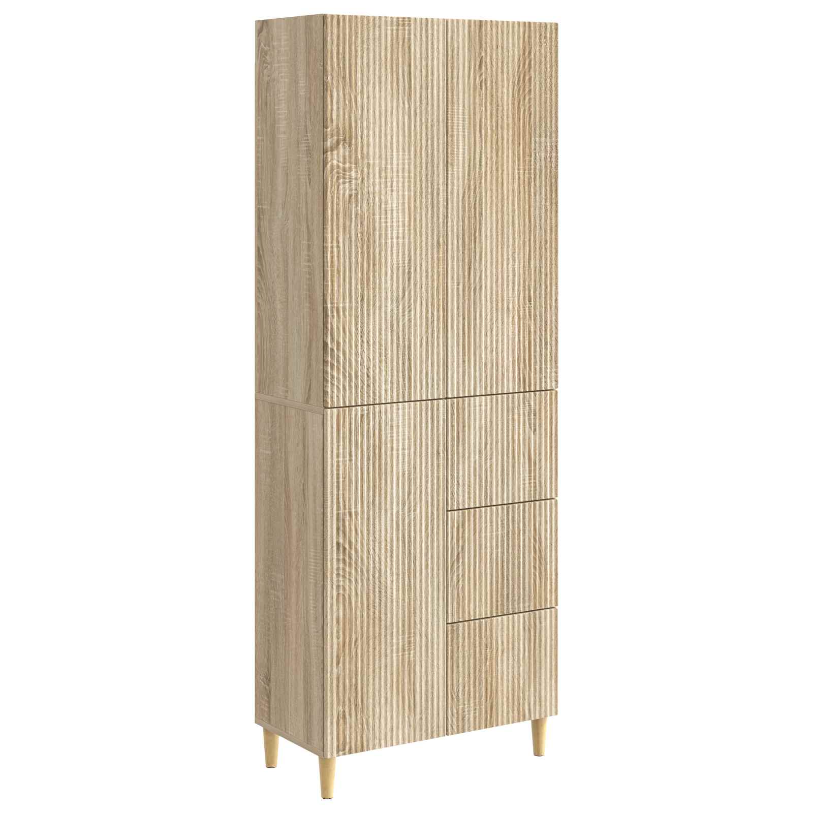 Schrankset 2 pcs 66 x 34,5 x 90 cm Holzwerkstoff
