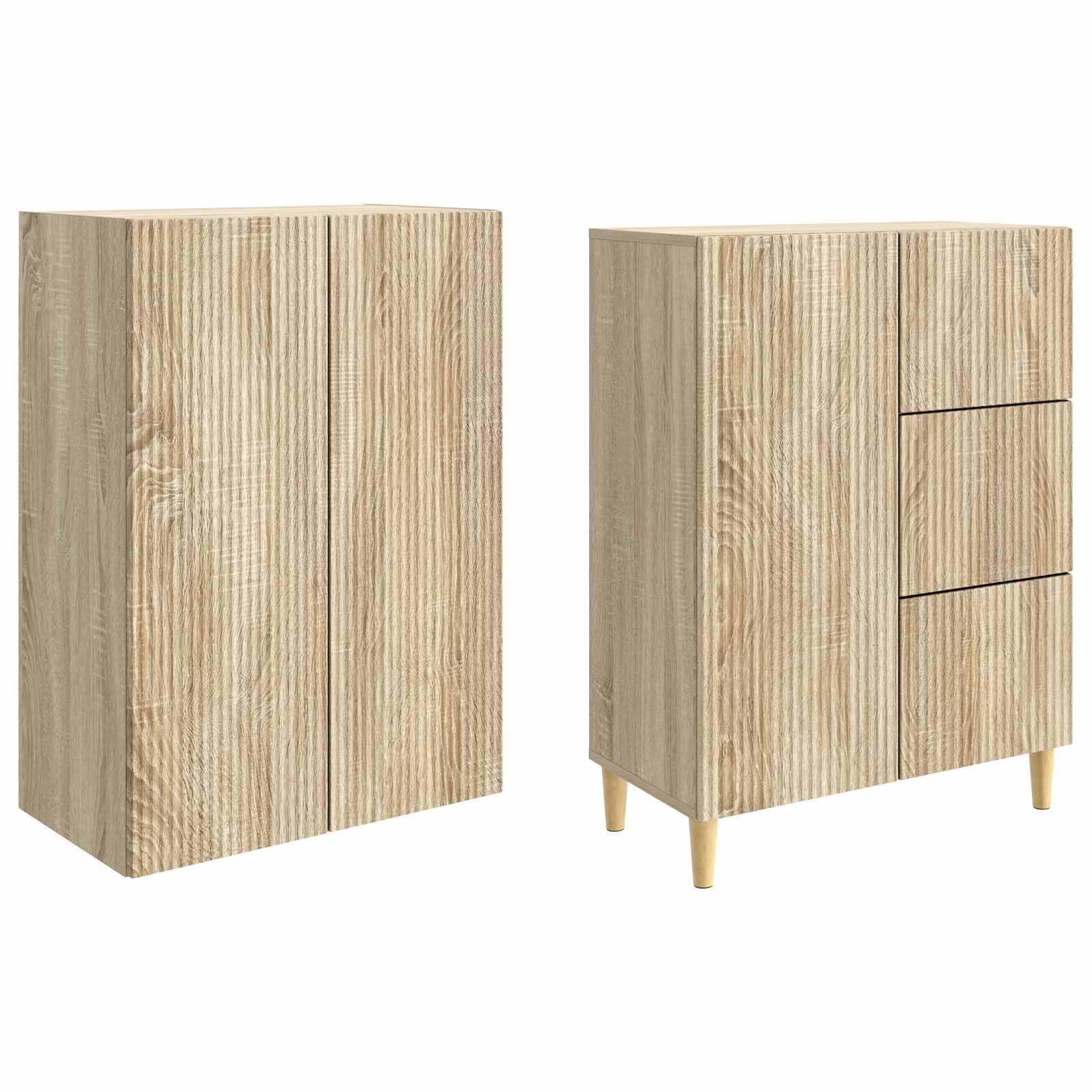 Schrankset 2 pcs 66 x 34,5 x 90 cm Holzwerkstoff