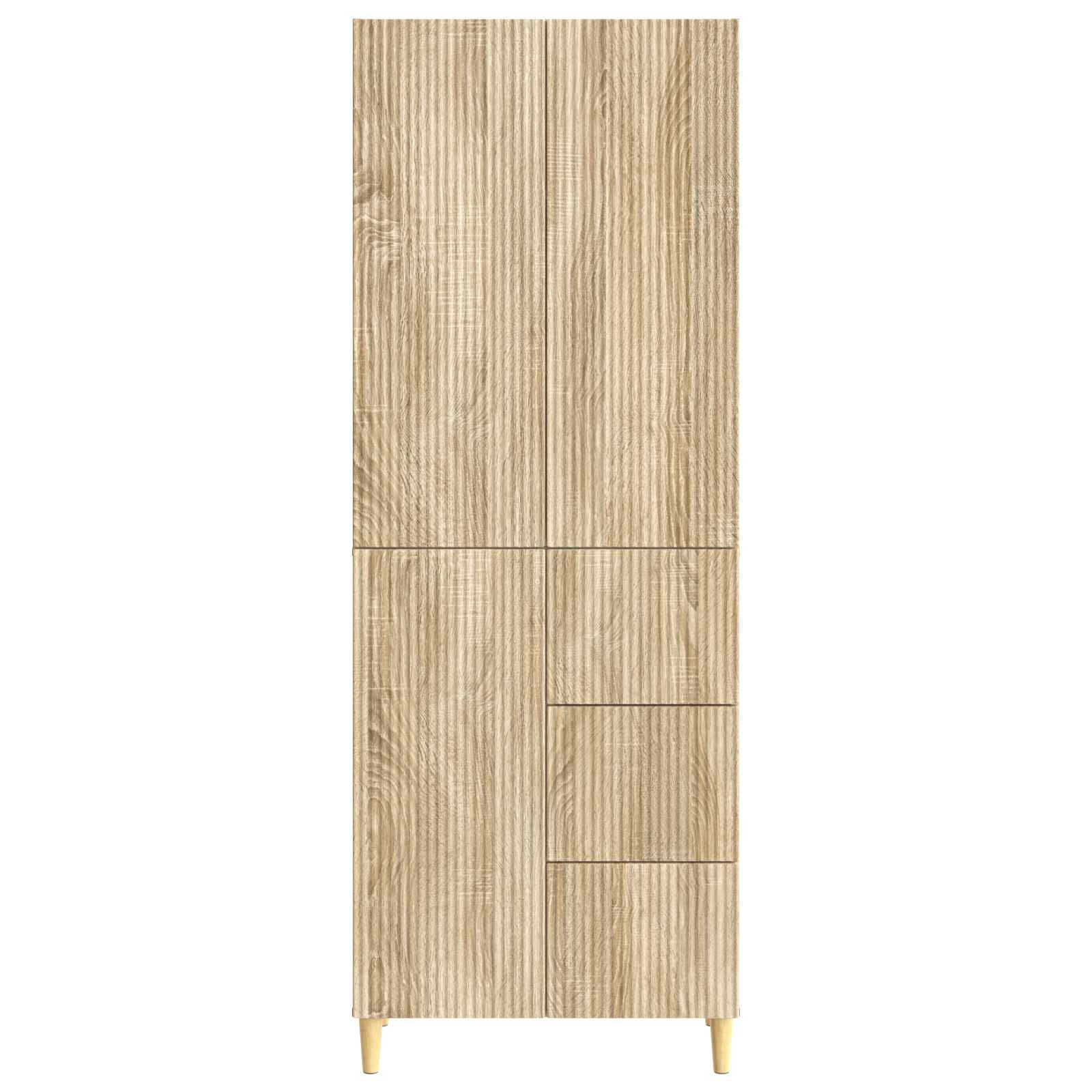 Schrankset 2 pcs 66 x 34,5 x 90 cm Holzwerkstoff