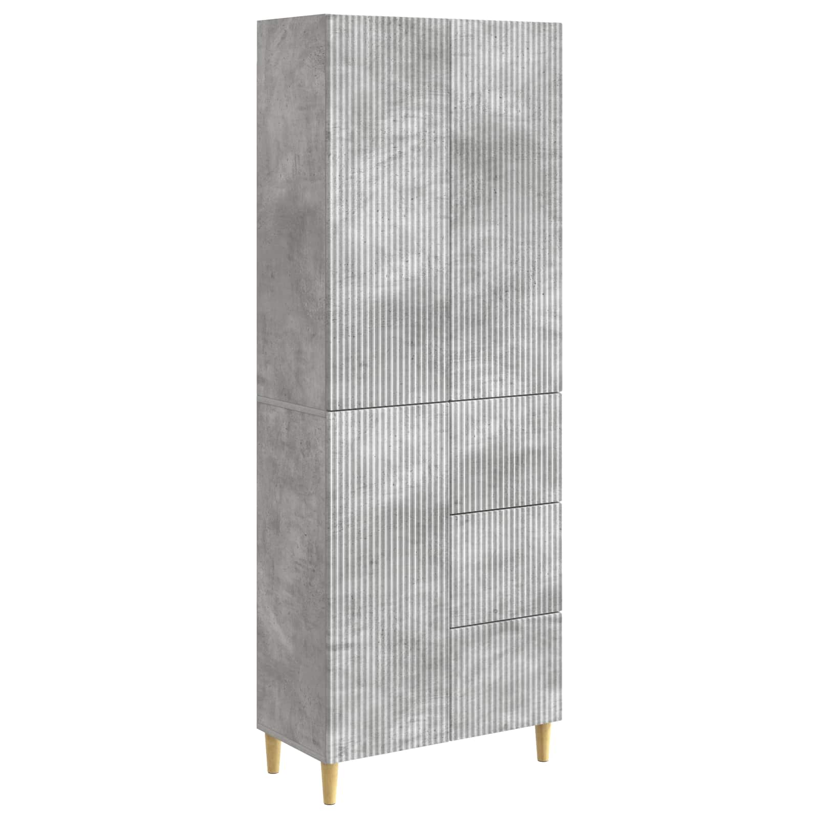 Schrankset 2 pcs 66 x 34,5 x 90 cm Holzwerkstoff