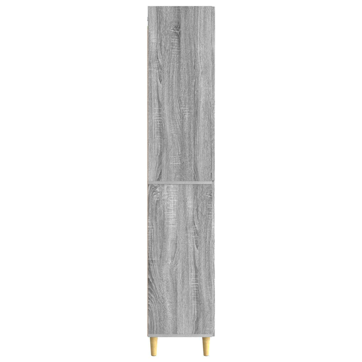 Schrankset 2 stk. Grau Sonoma Holzwerkstoff