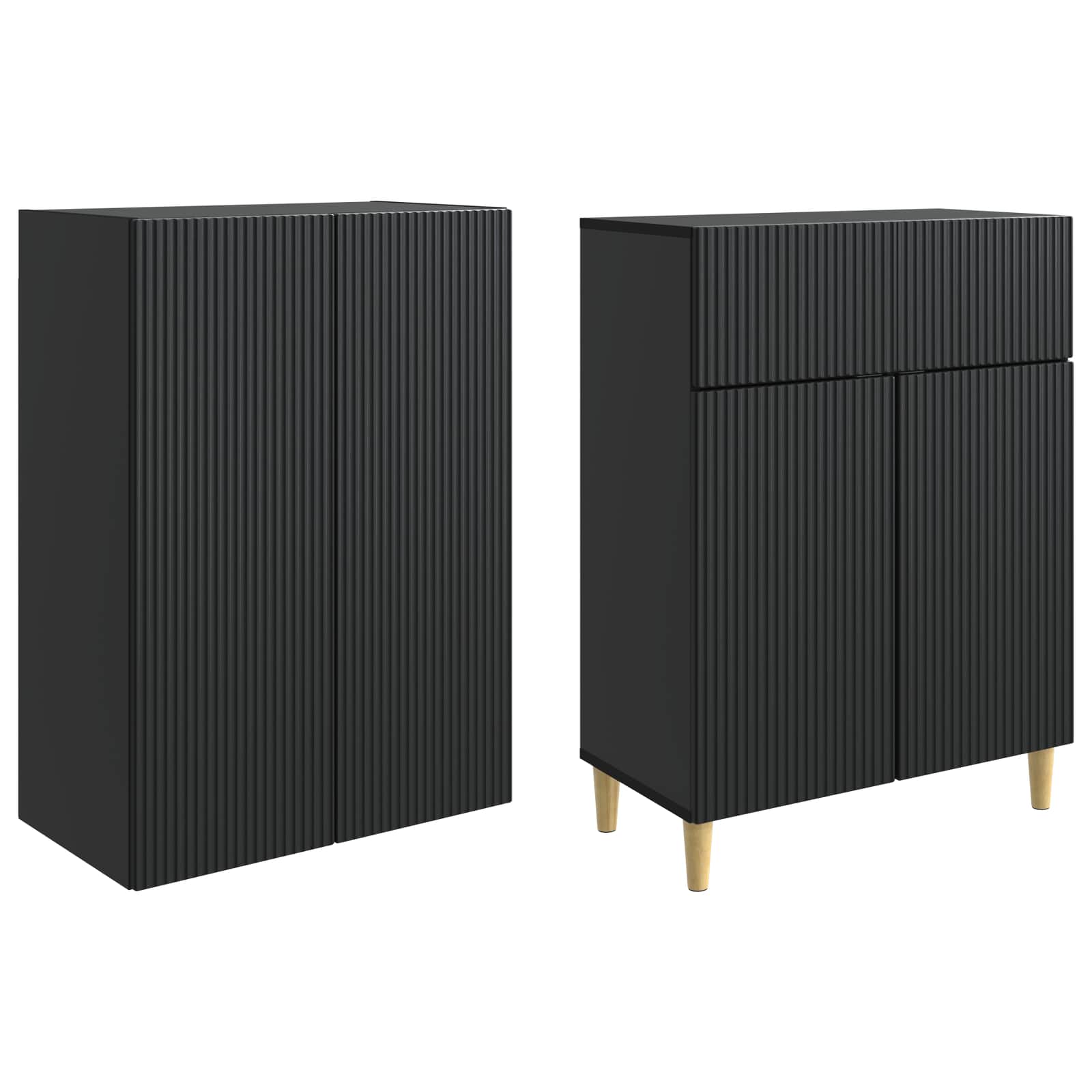 Schrankset 2 pcs 66 x 34,5 x 90 cm Holzwerkstoff