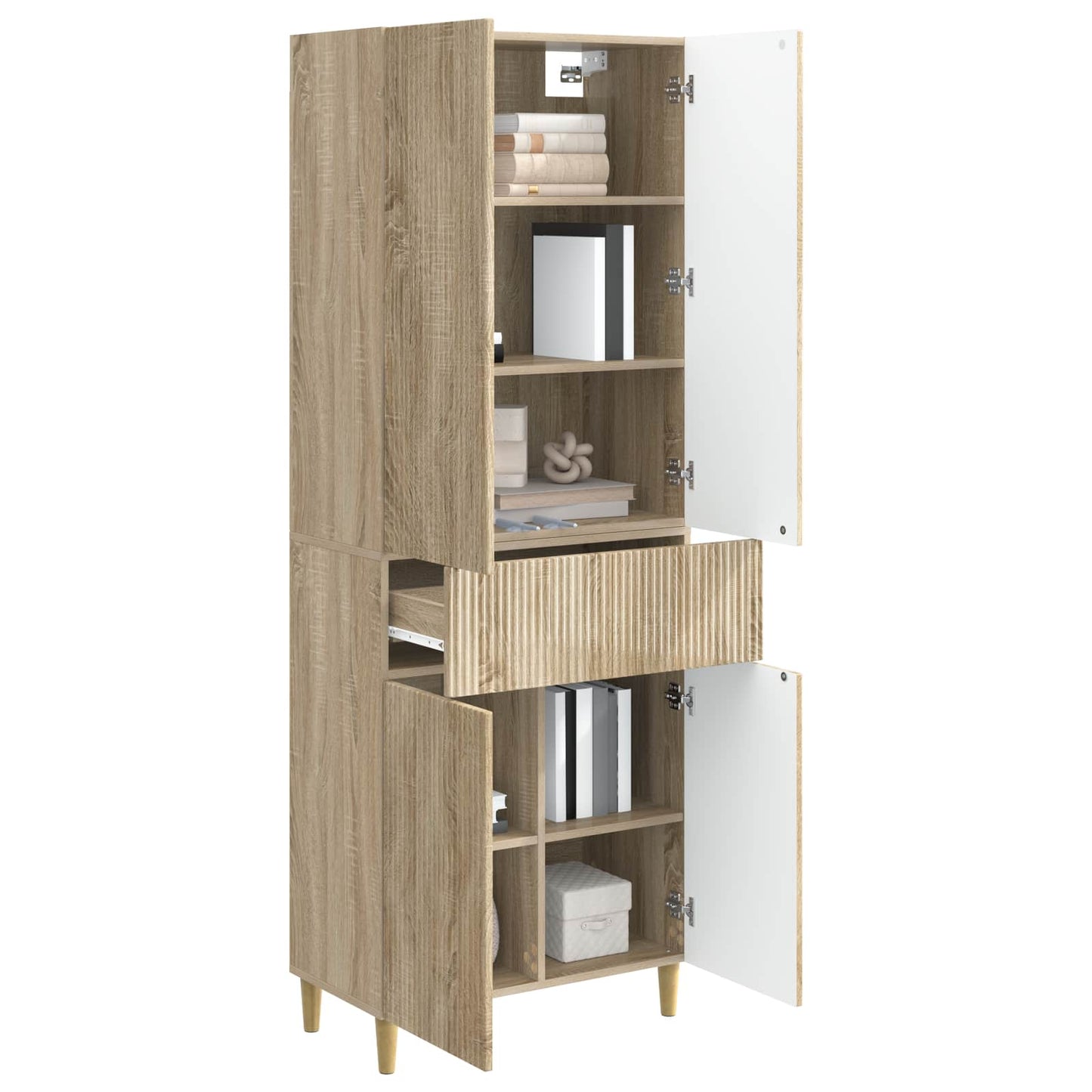 Schrankset 2 pcs 66 x 34,5 x 90 cm Holzwerkstoff