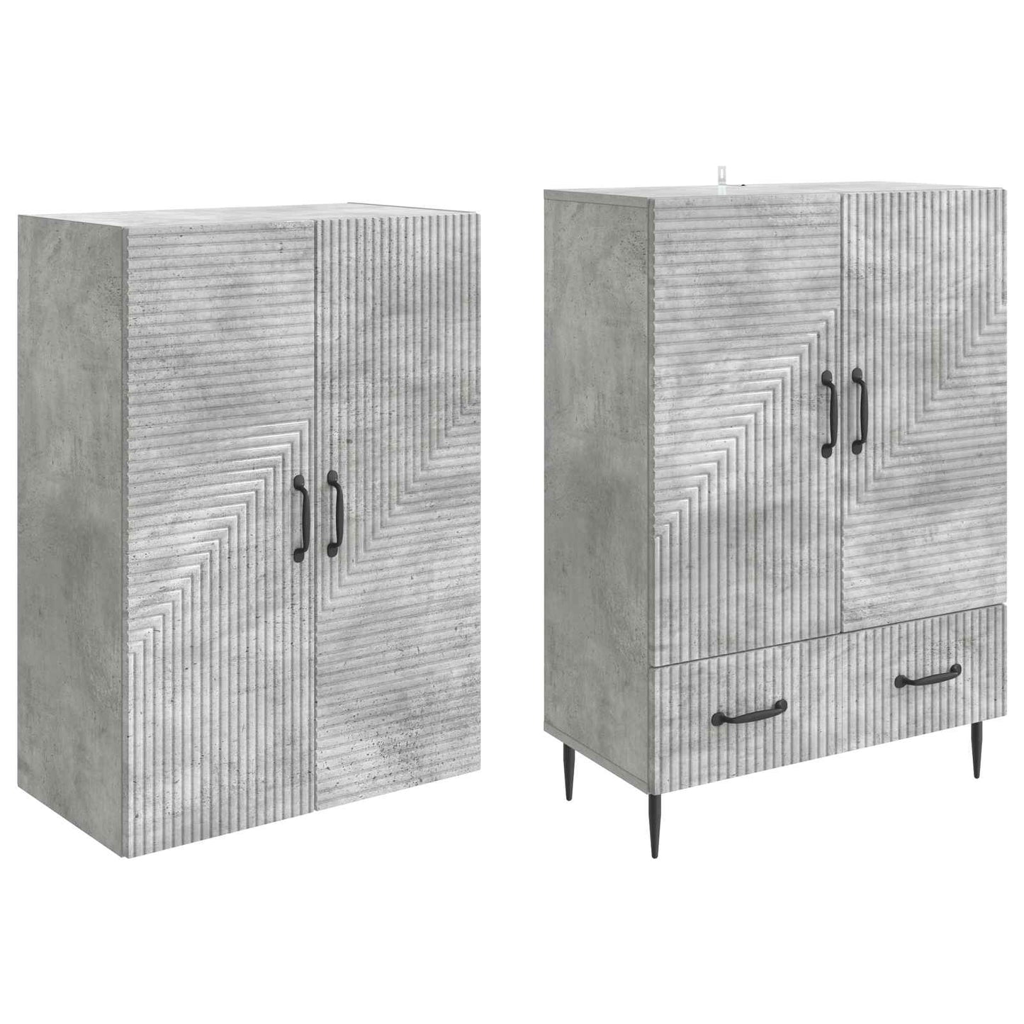 Schrankset 2 pcs 66 x 34,5 x 95 cm Holzwerkstoff