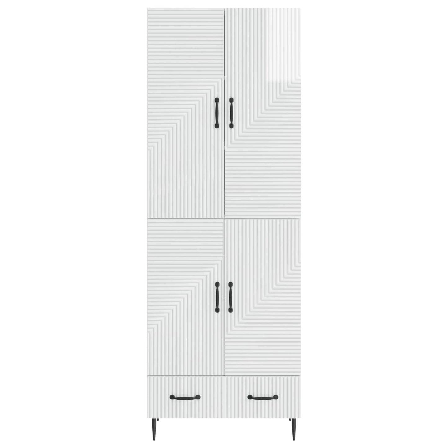 Schrankset 2 pcs 66 x 34,5 x 95 cm Holzwerkstoff