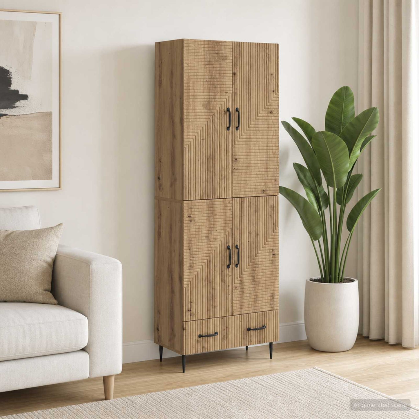 Schrankset 2 Stk. Holzwerkstoff