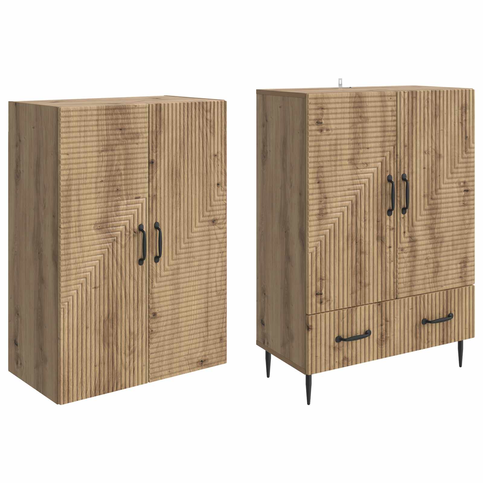 Schrankset 2 Stk. Holzwerkstoff