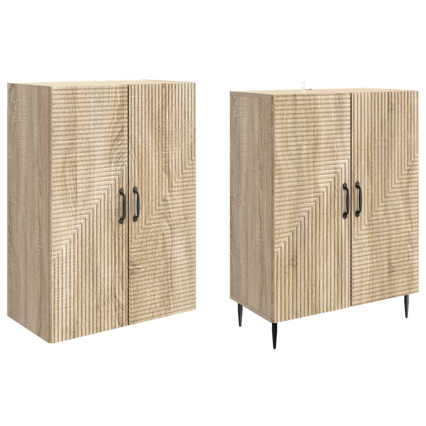 Schrankset 2 pcs 66 x 34,5 x 89,5 cm Holzwerkstoff