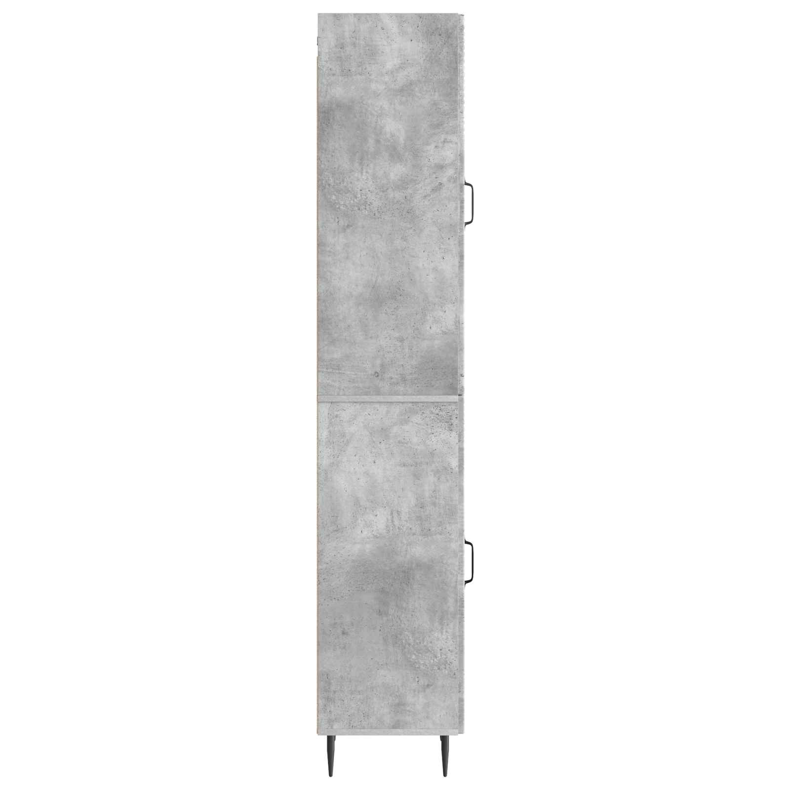 Schrankset 2 pcs Betongrau 33 x 34,5 x 89,5 cm Holzwerkstoff