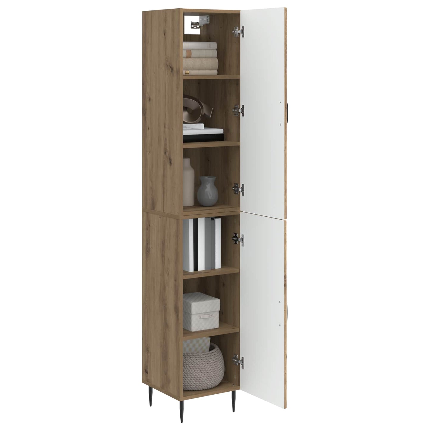 Schrankset 2 Stk. Artisan-Eiche Holzwerkstoff