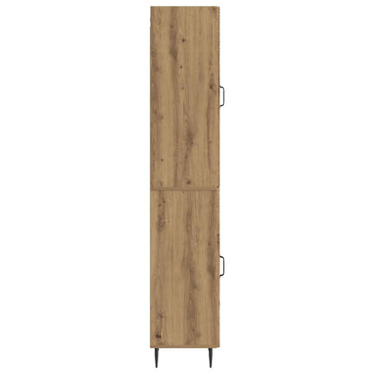 Schrankset 2 stk. Artisan-Eiche Holzwerkstoff
