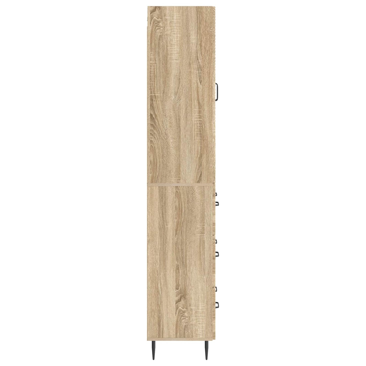 Schrankset 2 stk. 66 x 34,5 x 90 cm Holzwerkstoff Sonoma-Eiche