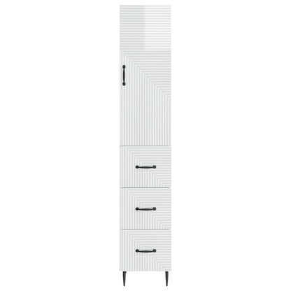 Schrankset 2 stk. 33 x 34,5 x 90 cm Holzwerkstoff