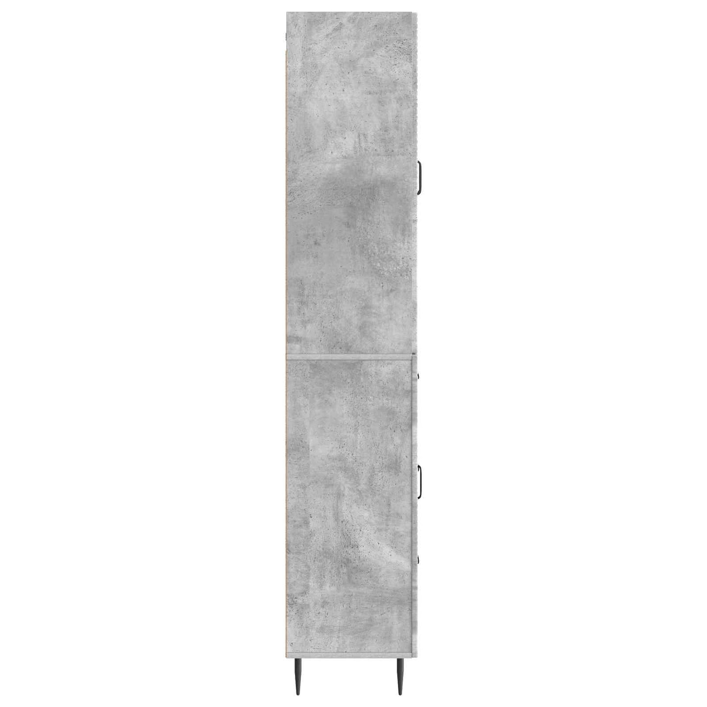 Schrankset 2 pcs Betongrau 66 x 34,5 x 89,5 cm Holzwerkstoff